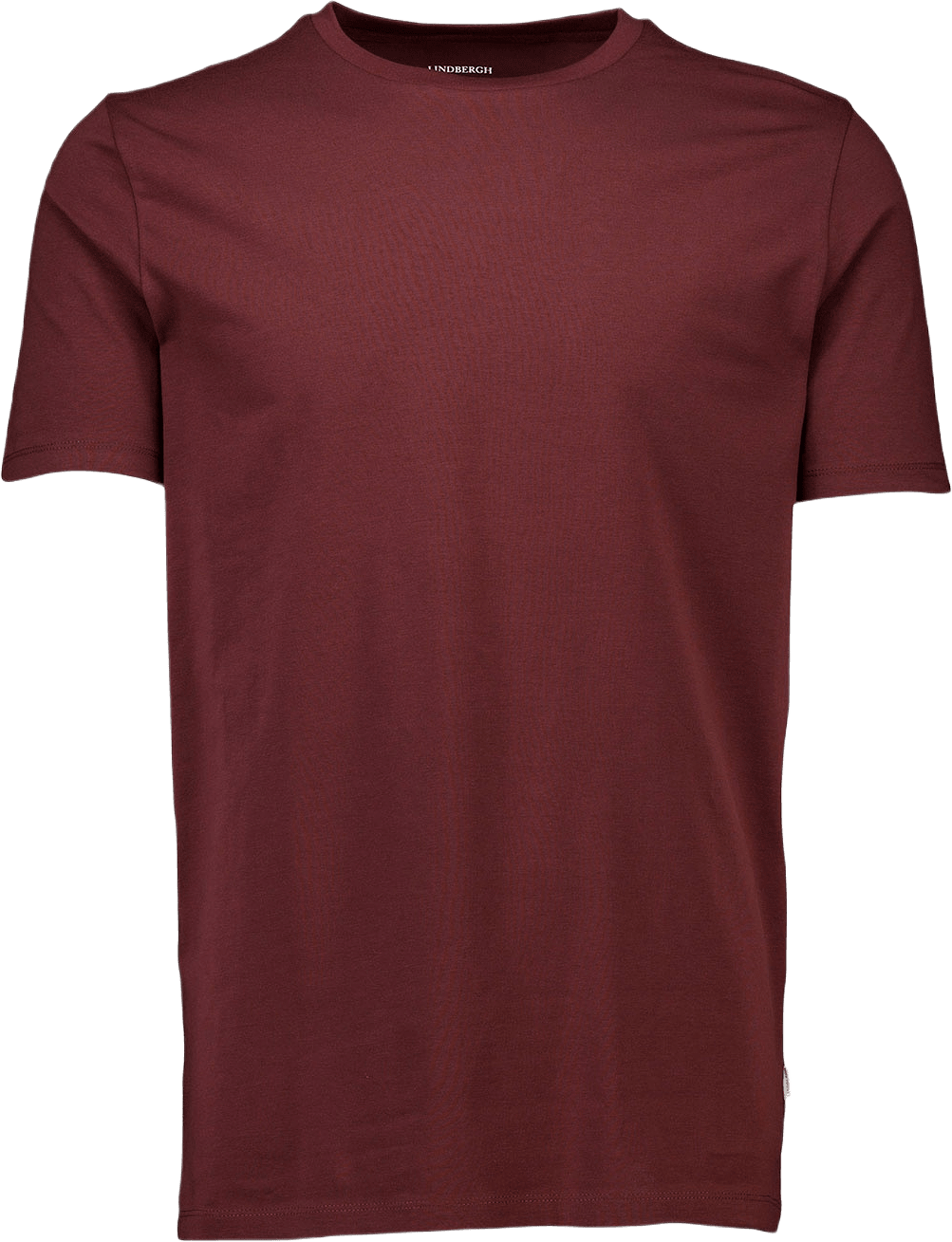 Mens Stretch Crew Neck Tee, från Lindbergh, i färgen Burgundy.