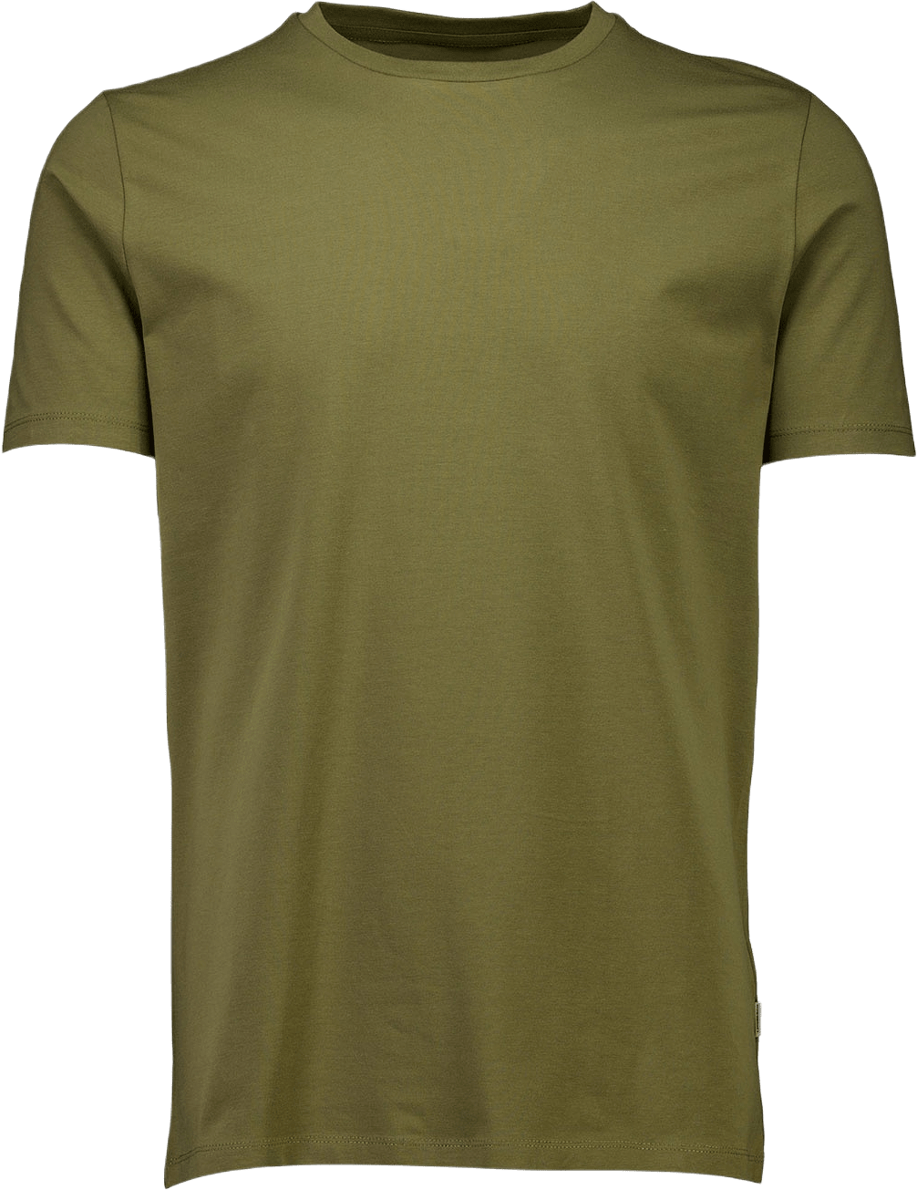 Mens Stretch Crew Neck Tee, från Lindbergh, i färgen Dk Olive.