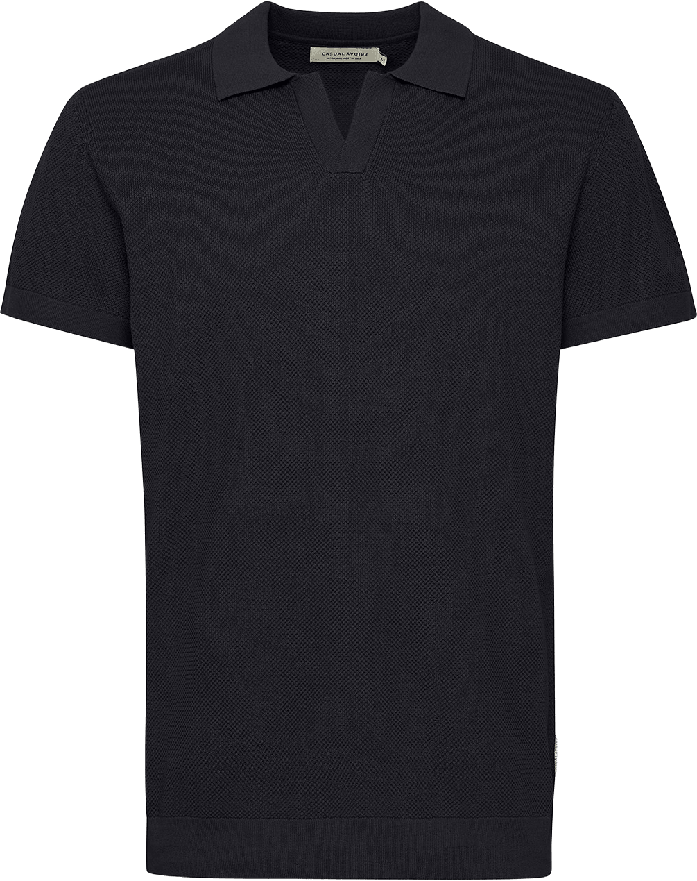 Mateo Ss Structured Polo Kni, från Casual Friday, i färgen Dark Navy.