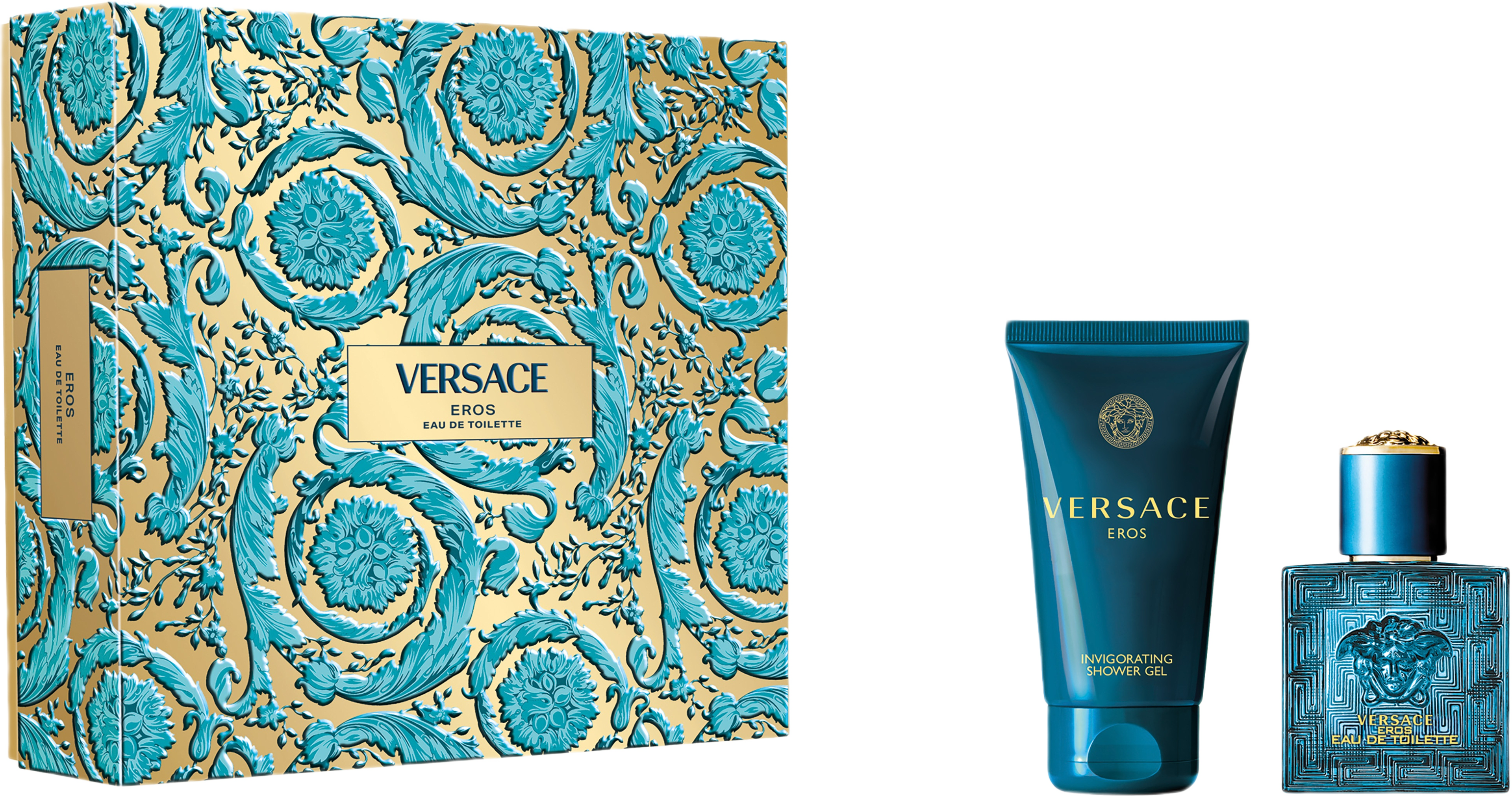 Gift Set Eros Pour Homme EdT + Shower Gel, från Versace.