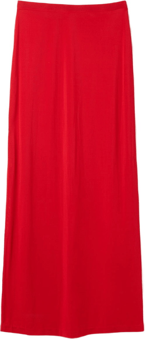 Jersey Maxi Skirt, från Dagmar, i färgen Red.