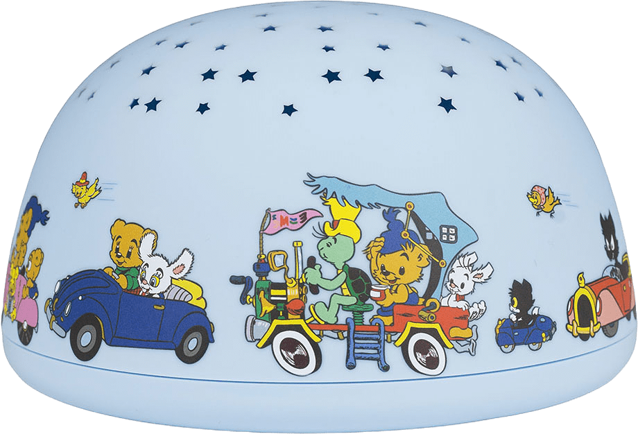 Bamse, Nattlampa med stjärnhimmel och musik, från BAMSE, i färgen Multi.