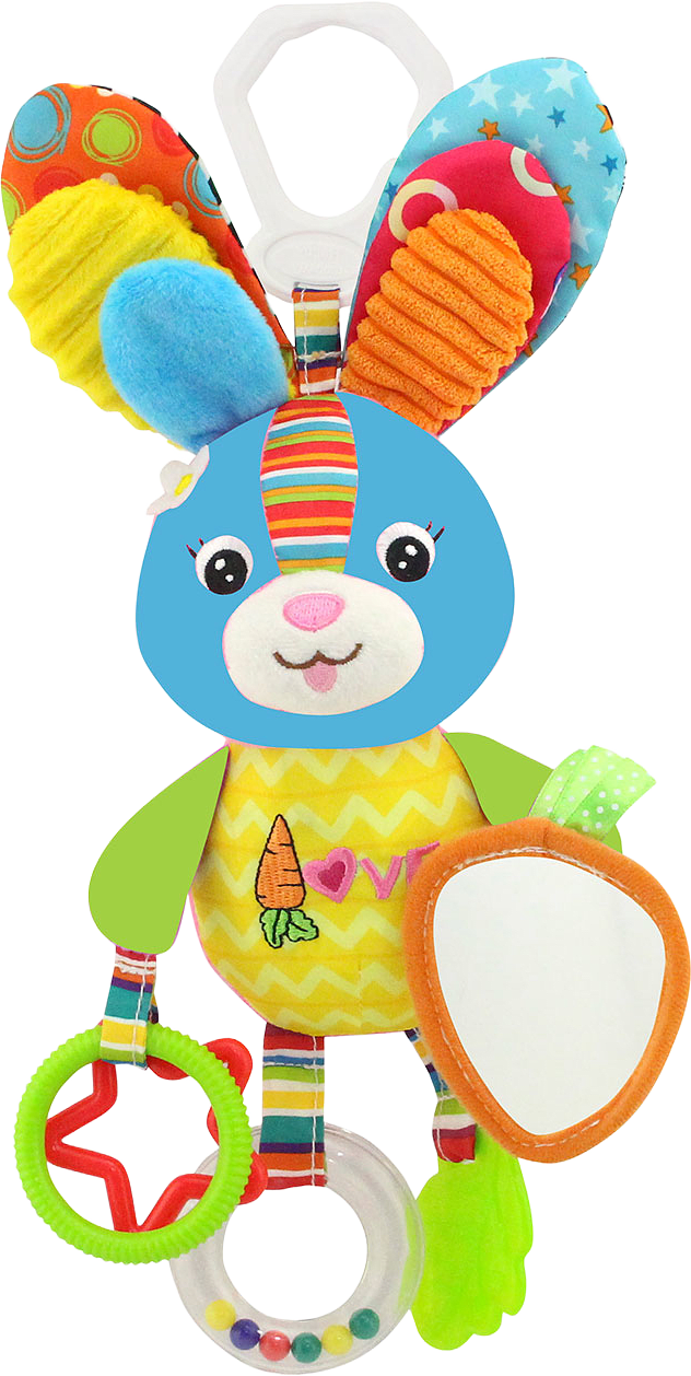 HAPPY BABY Activity Hanger Rabbit Blue, från Happy Baby.