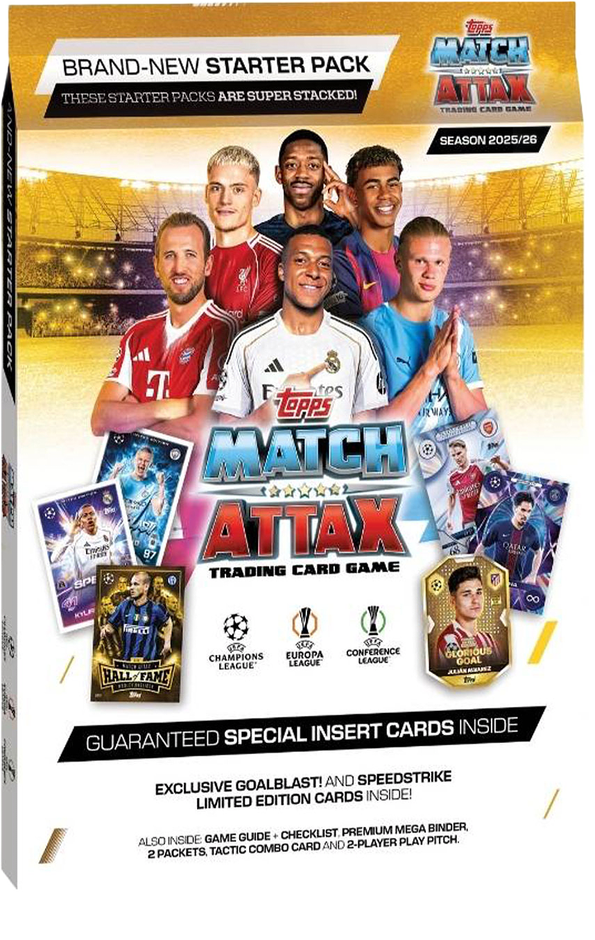 Topps Match Attax UEFA Champions League Starter Pack 2025/26, från Topps.