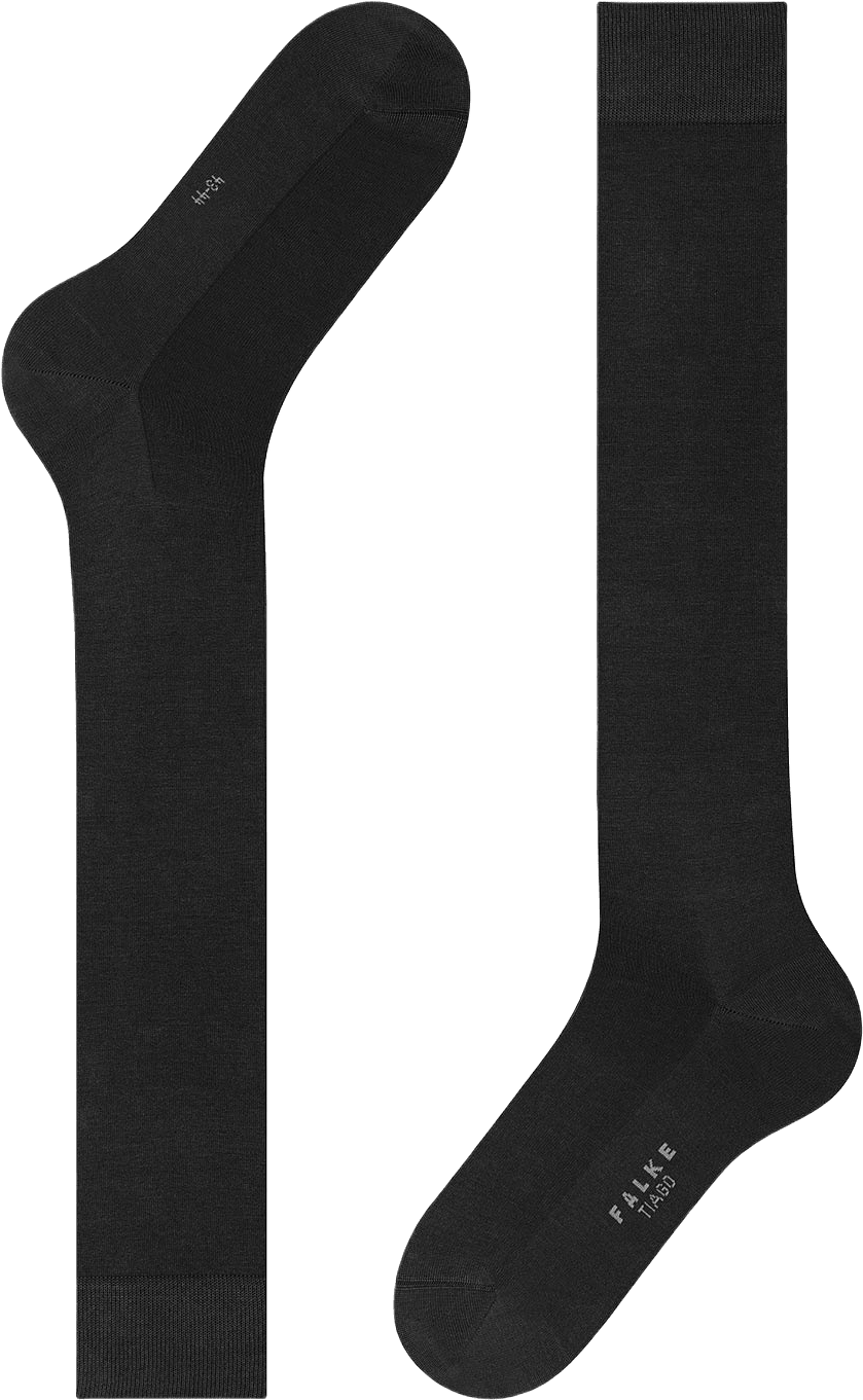 Tiago Knee-high Socks, från Falke, i färgen Black.