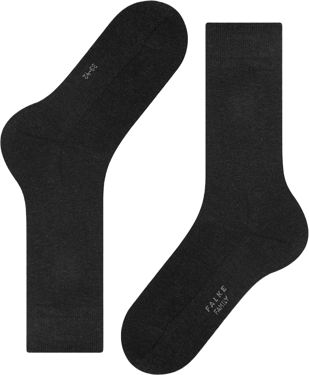 Family Socks, från Falke, i färgen Anthra.mel.