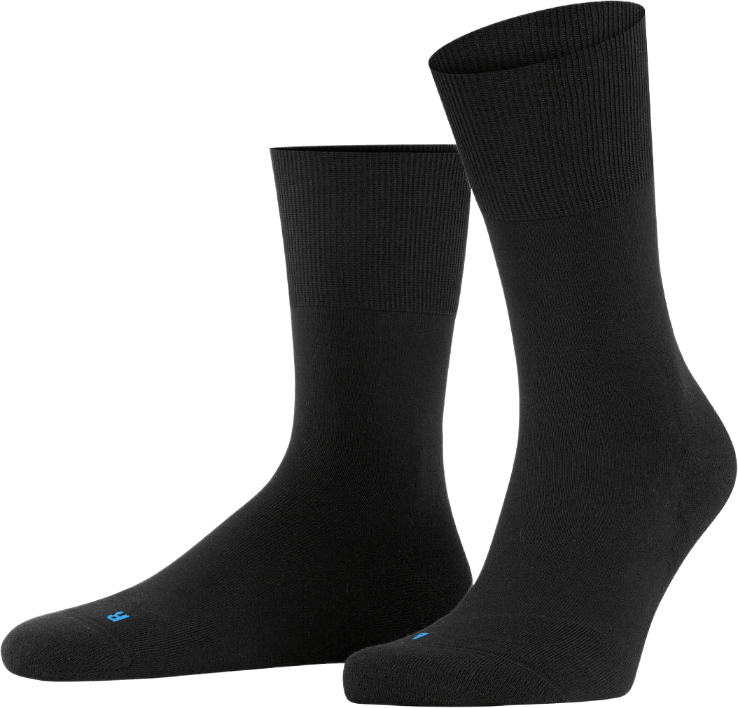 Run Socks, från Falke, i färgen Black.