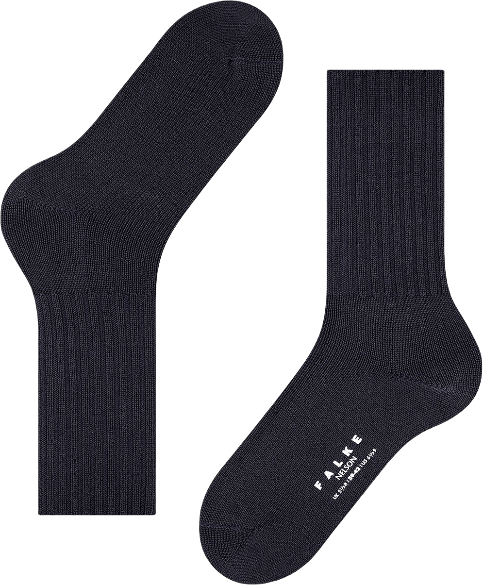 Nelson Boot Socks, från Falke, i färgen Dark Navy.