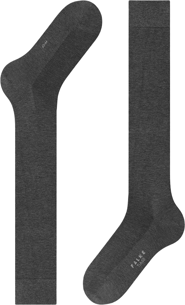 Tiago Knee-high Socks, från Falke, i färgen Anthracite Mel.