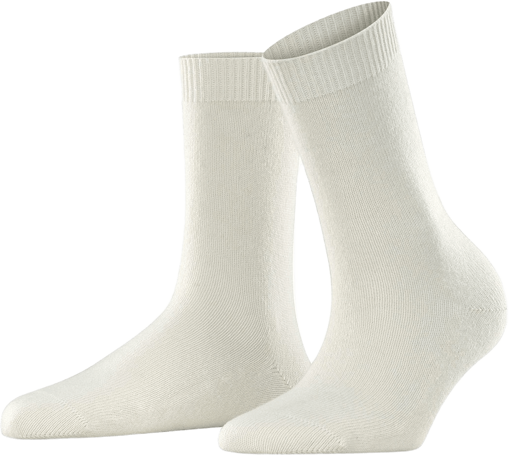 Cosy Wool Socks, från Falke, i färgen Off-white.