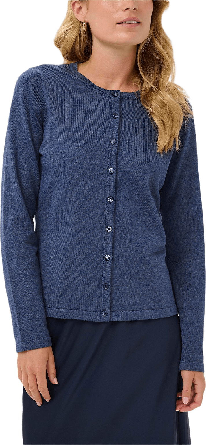 MilaSZ Cardigan, från Saint Tropez, i färgen Vintage Indigo Melange.