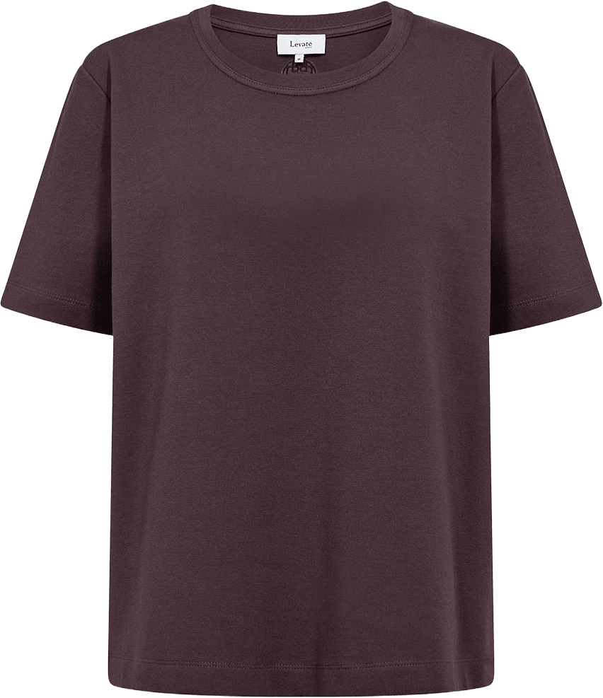 LR-Kis 1 T-Shirt, från Leveté Room, i färgen Fudge.