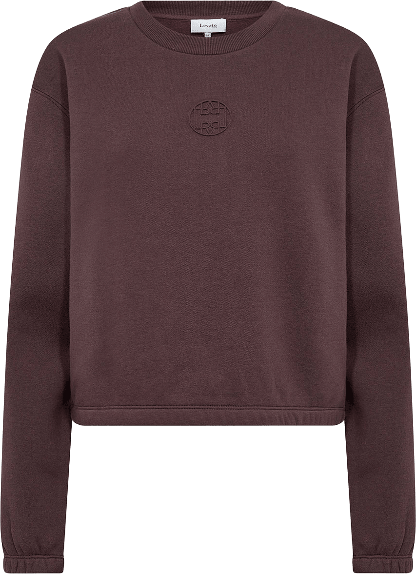 LR-Nuka 13 Sweatshirt, från Leveté Room, i färgen Fudge.