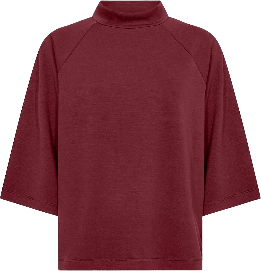 SC-Banu 261 Blouse, från Soyaconcept, i färgen Dark Red.