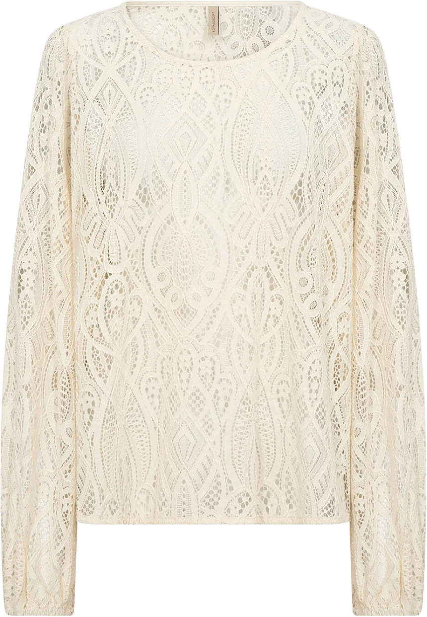 SC-Vahida 2 Blouse, från Soyaconcept, i färgen Cream.