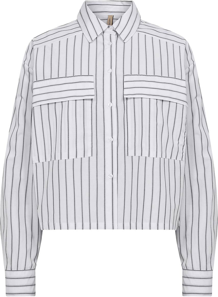 SC-Valentina 1 Shirt, från Soyaconcept, i färgen White Combi.