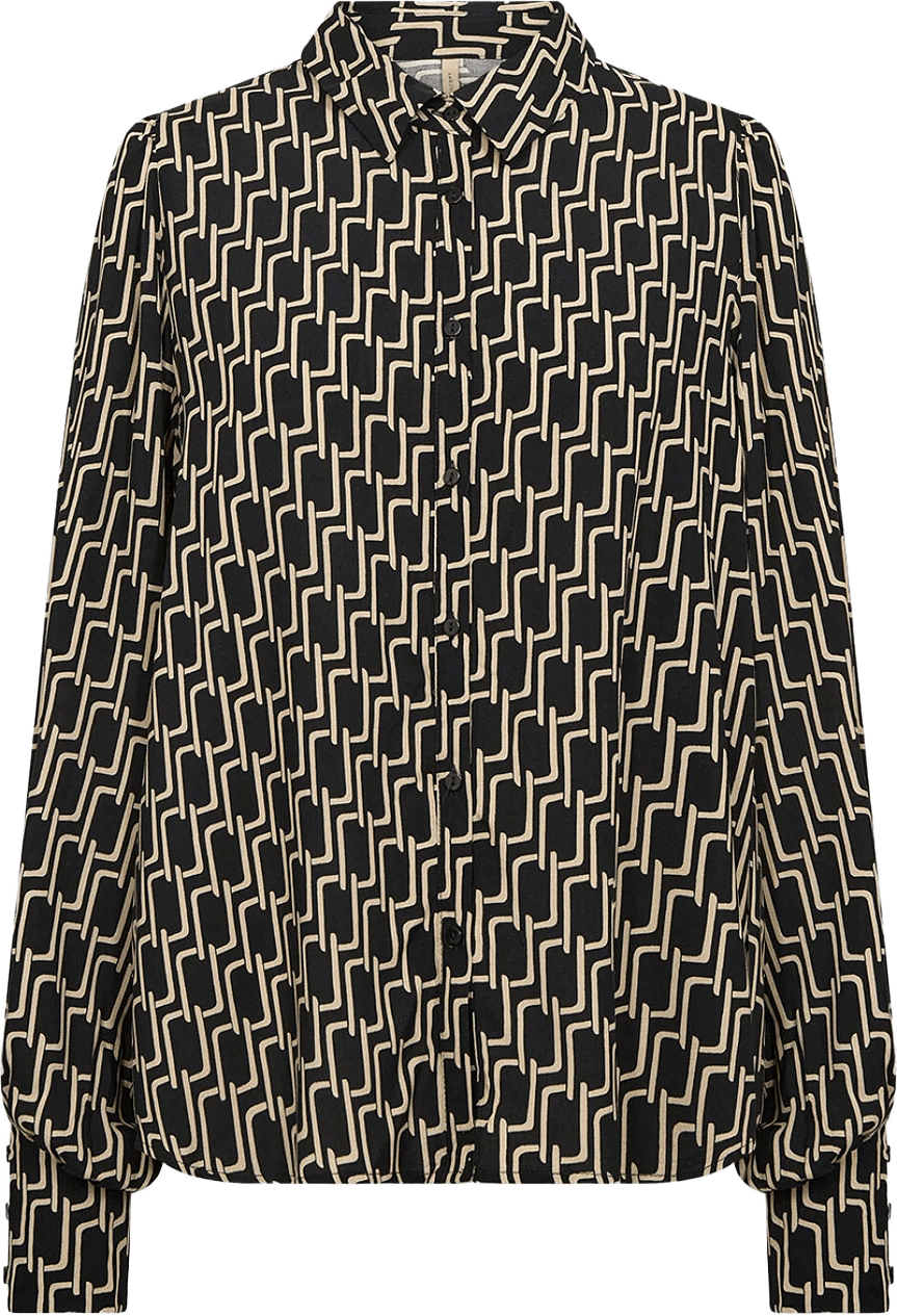 SC-Varla 2 Shirt, från Soyaconcept, i färgen Black Combi.