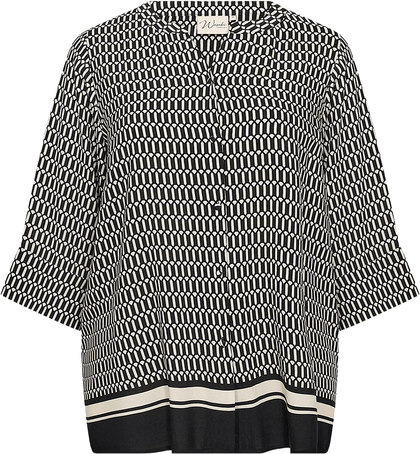 WA-Nora 2 Shirt, från Wasabi Concept, i färgen Black Combi.