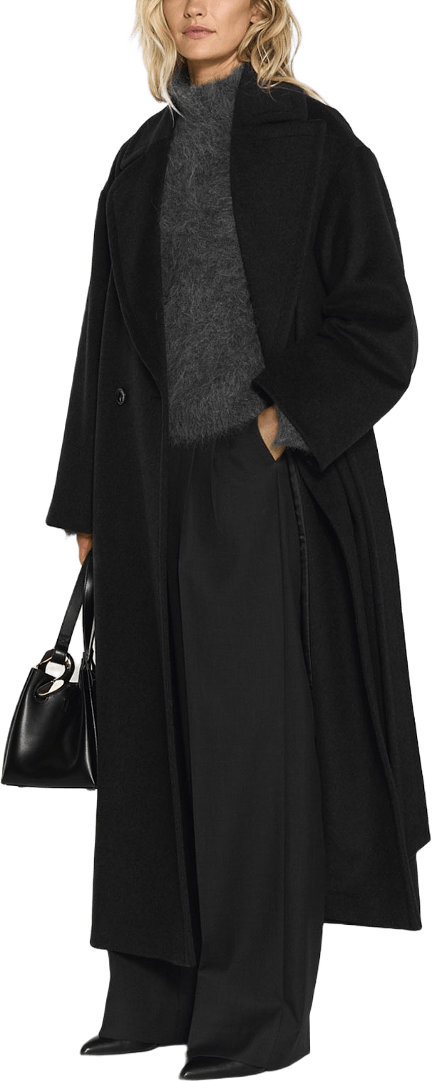 Roya Wool Blend Coat
