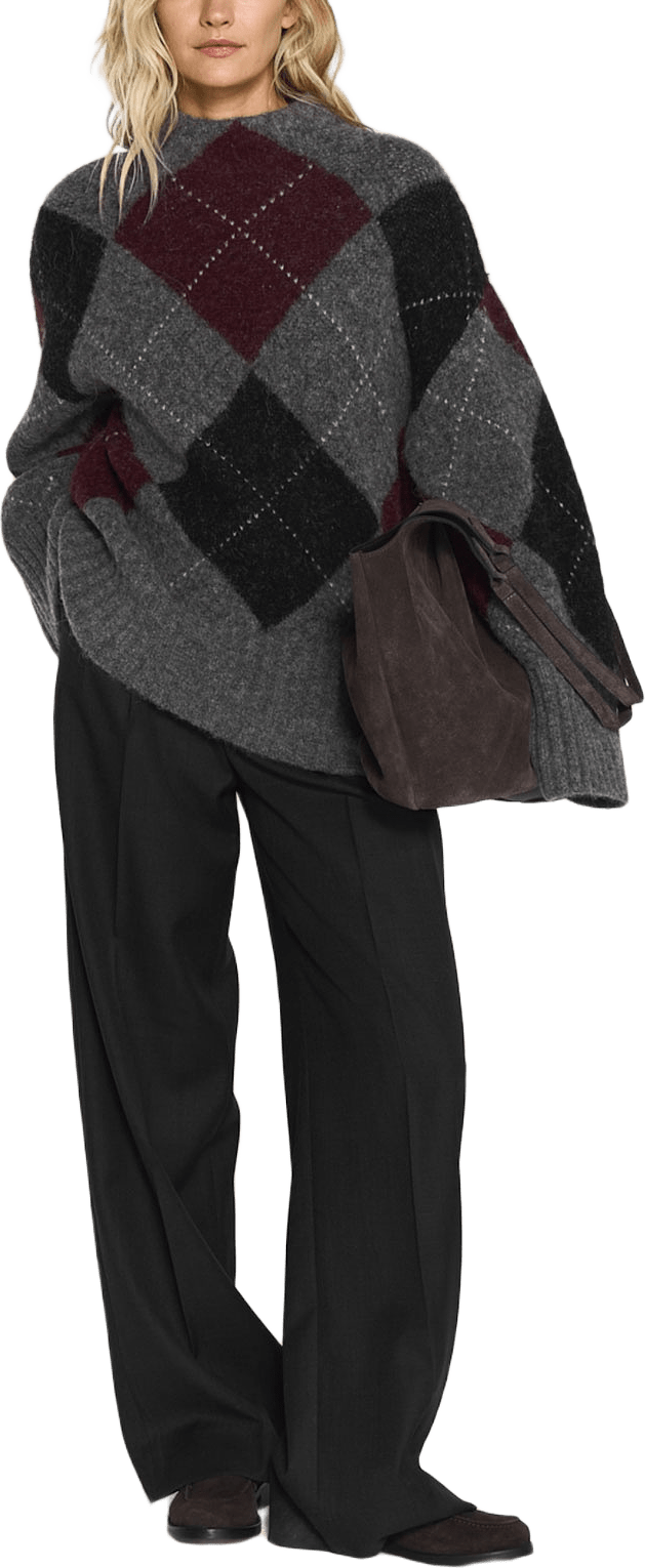 Idalia Argyle Sweater