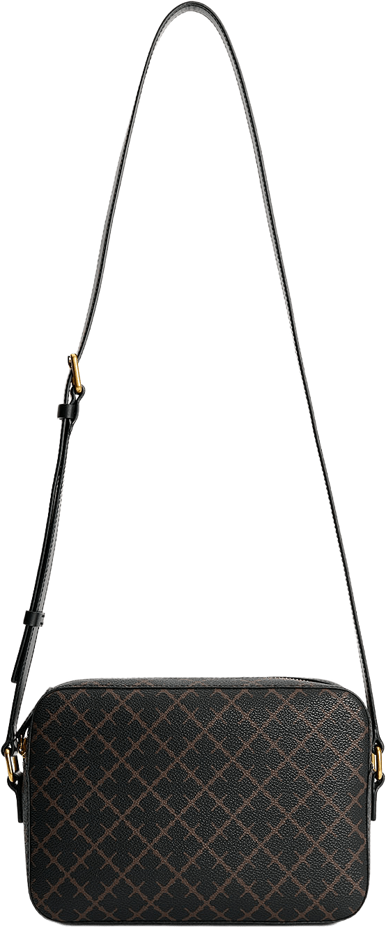 Lolla crossbody väska, från By Malene Birger, i färgen Dark Chokolate.