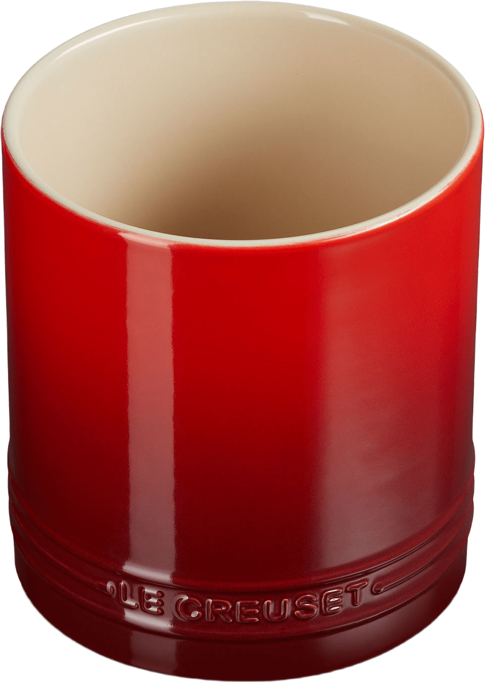 Signature Stengods Bestick- Och Redskapskruka 1.1L Cerise, från Le Creuset, i färgen Cerise.