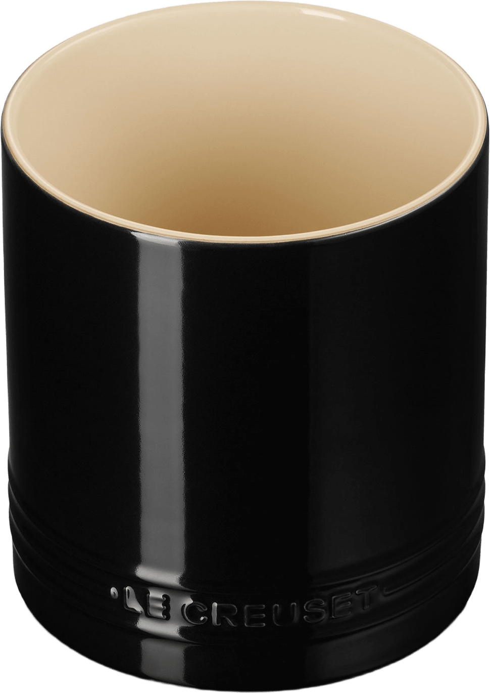 Signature Stengods Bestick- Och Redskapskruka 1.1L Black, från Le Creuset, i färgen Black.