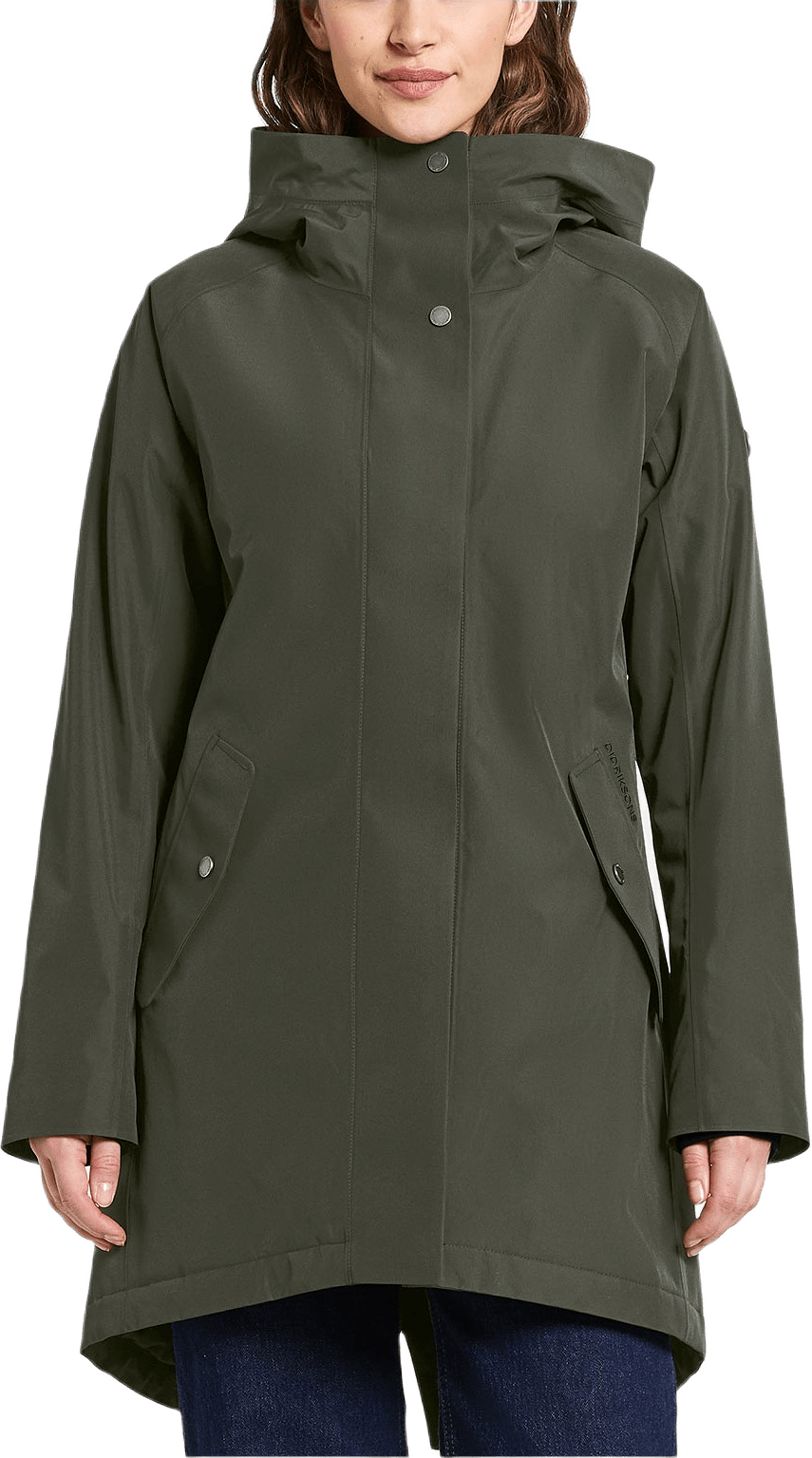Alana Parka, från Didriksons, i färgen Deep Green.