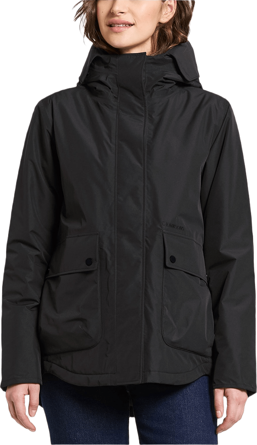 Daniella Jacket, från Didriksons, i färgen Black.