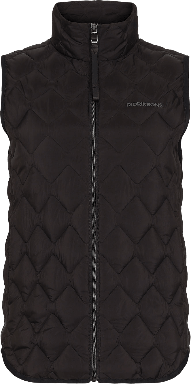 Evy Vest, från Didriksons, i färgen Black.