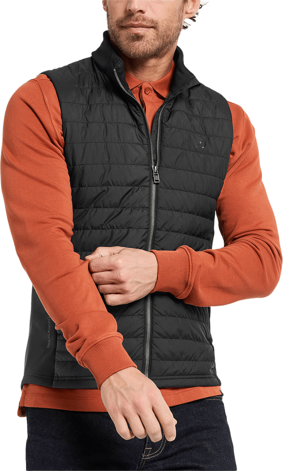 Ubbe Vest, från Didriksons, i färgen Black.