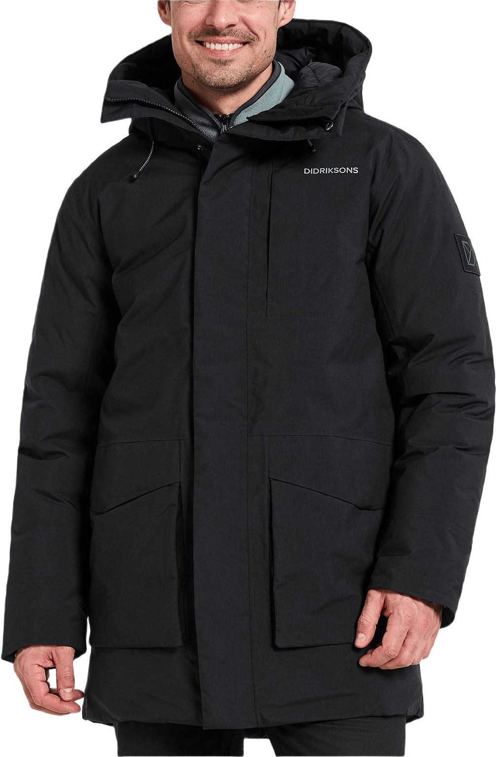Akilles Parka, från Didriksons, i färgen Black.