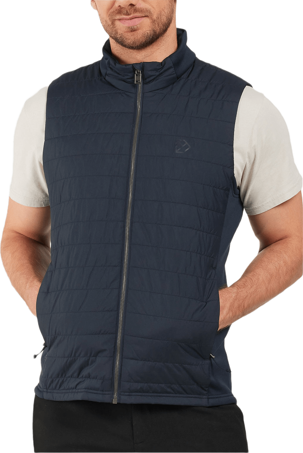 Ubbe Vest, från Didriksons, i färgen Navy.