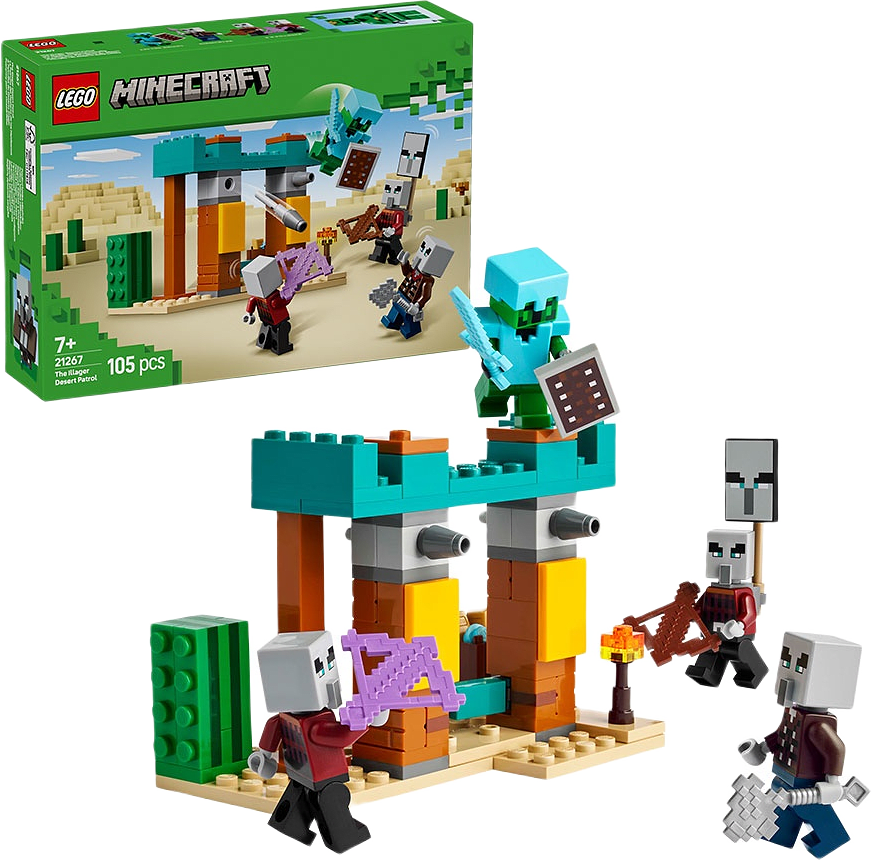 Minecraft® Fybornas ökenpatrull 21267, från LEGO.