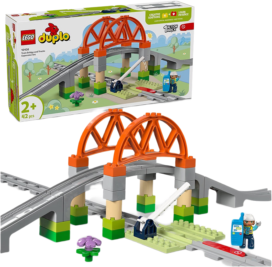 DUPLO Town Tågbro och spår 10425, från LEGO.