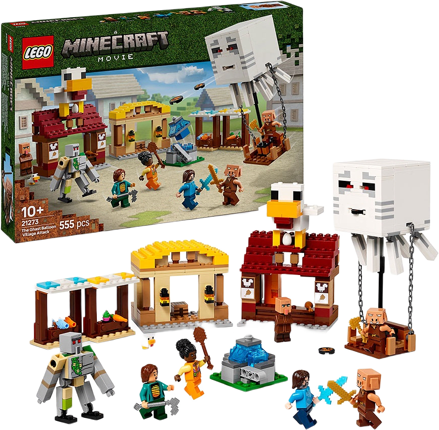 Minecraft Byanfall med gastballong 21273, från LEGO.