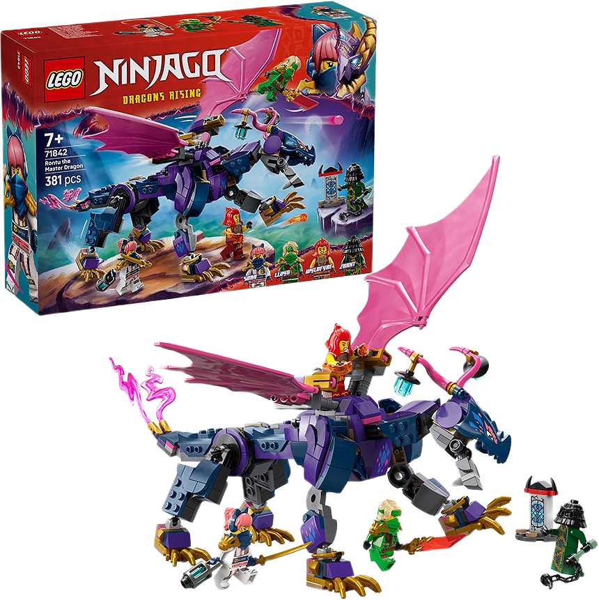 NINJAGO Mästardraken Rontu 71842, från LEGO.