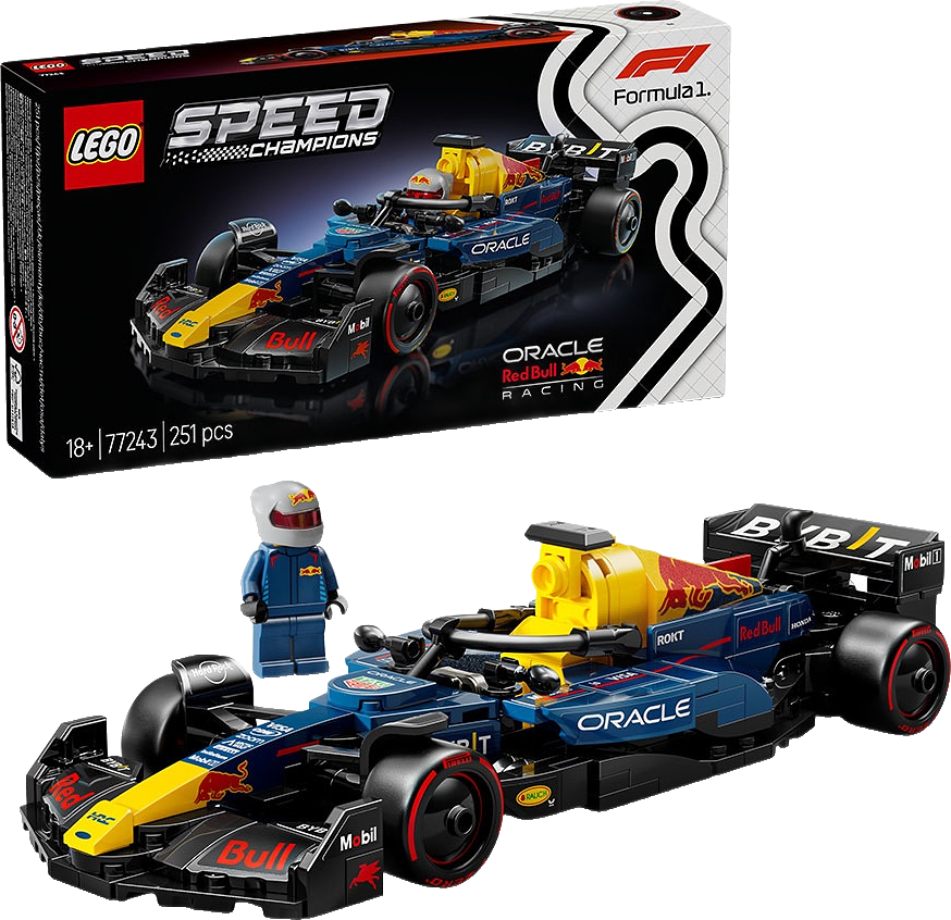 Speed Champions Oracle Red Bull Racing RB20 F1 racerbil 77243, från LEGO.