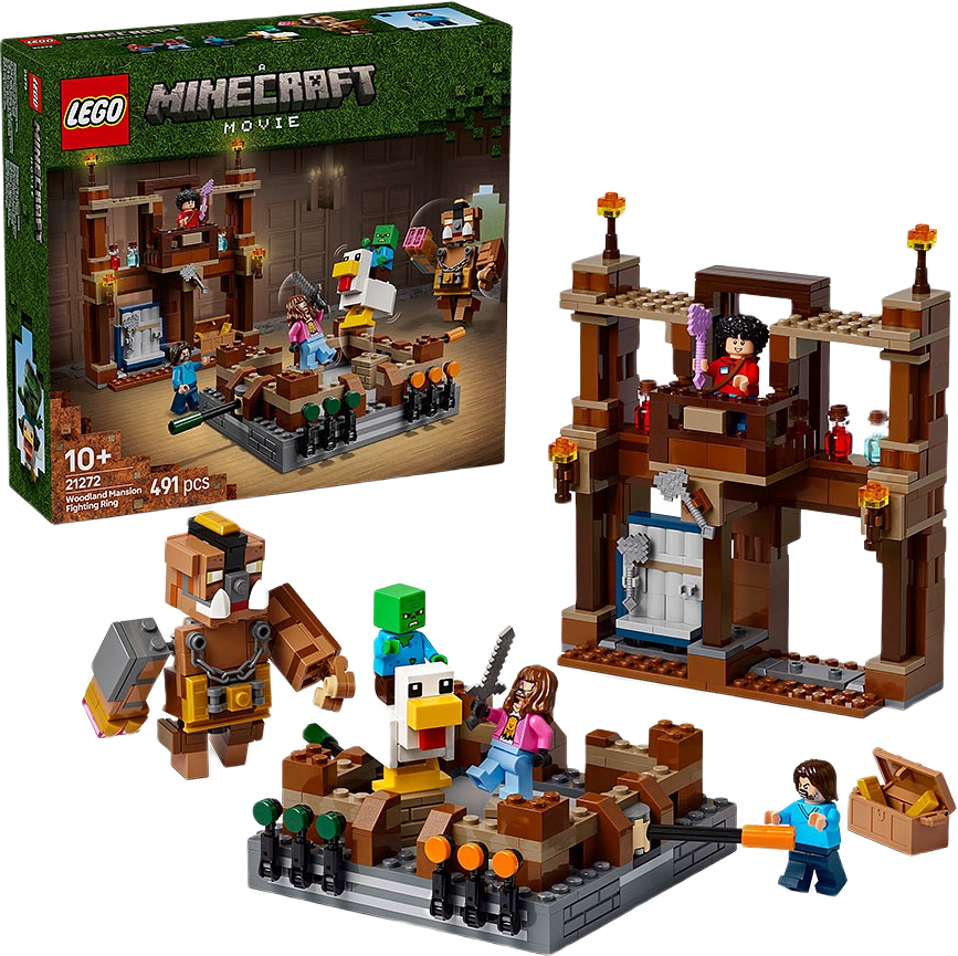 Minecraft® Skogsherrgårdens stridsring 21272, från LEGO.