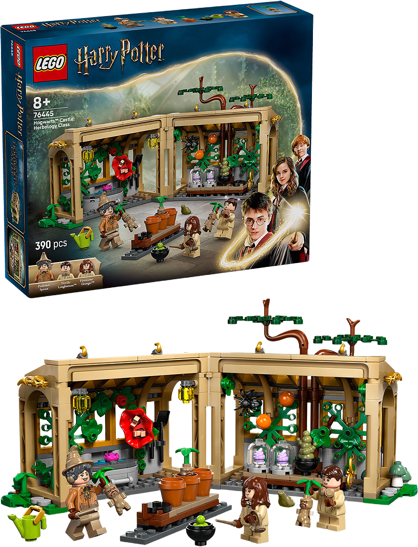 Harry Potter™ Hogwarts™ slott: lektion i örtlära 76445, från LEGO.