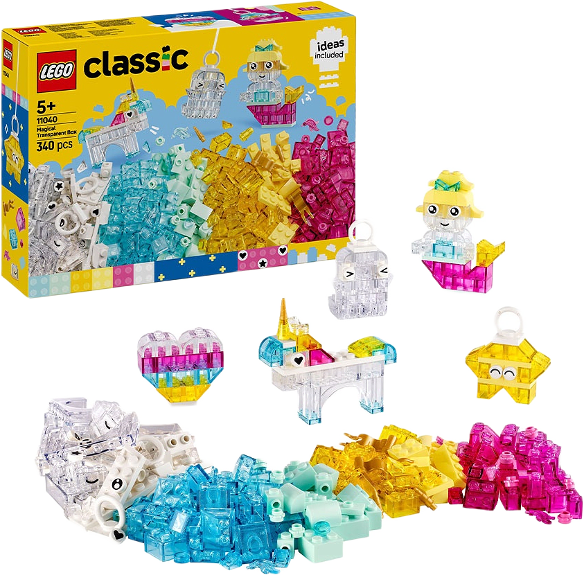 LEGO® Classic Magisk genomskinlig låda 11040, från LEGO.