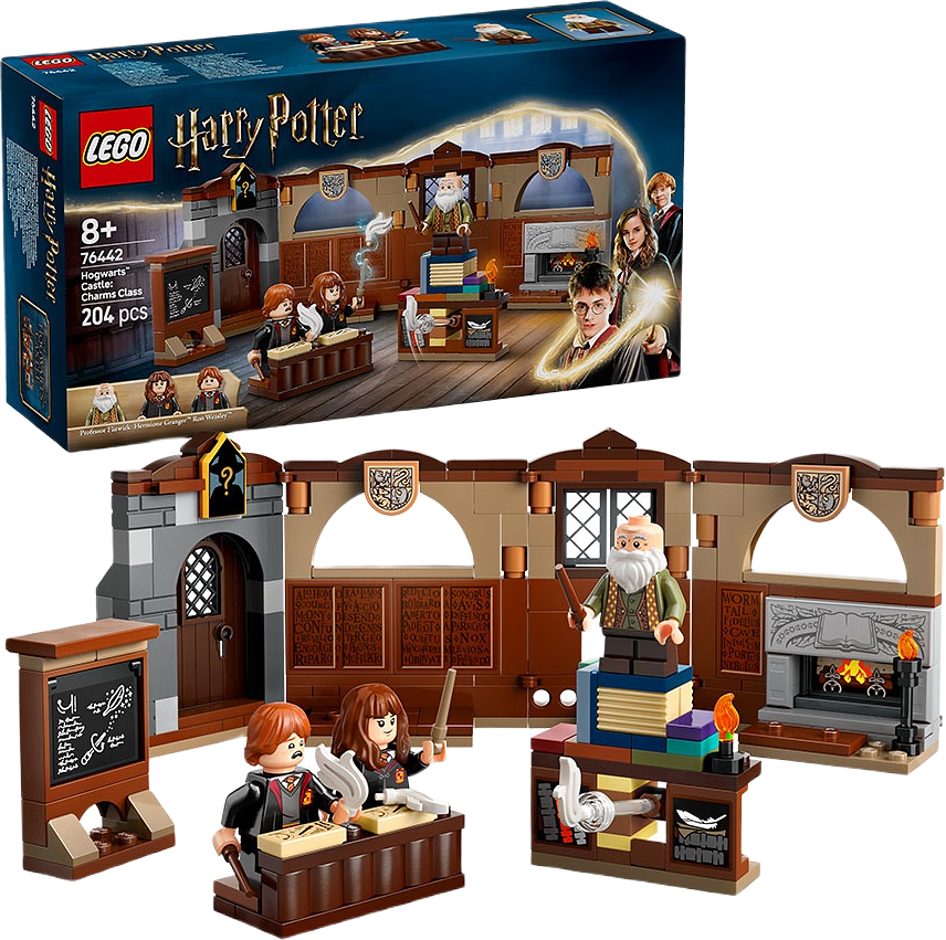 Hogwarts slott: lektion i trollformellära 76442, från LEGO.