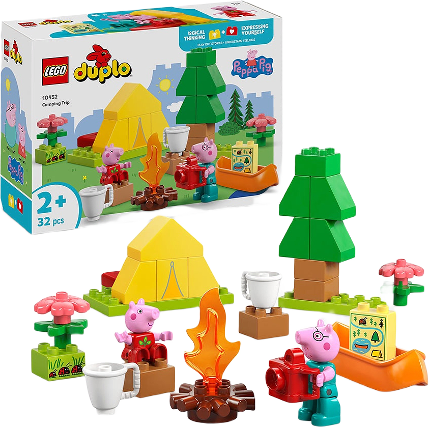 DUPLO Greta Gris Campingtur 10452, från LEGO.