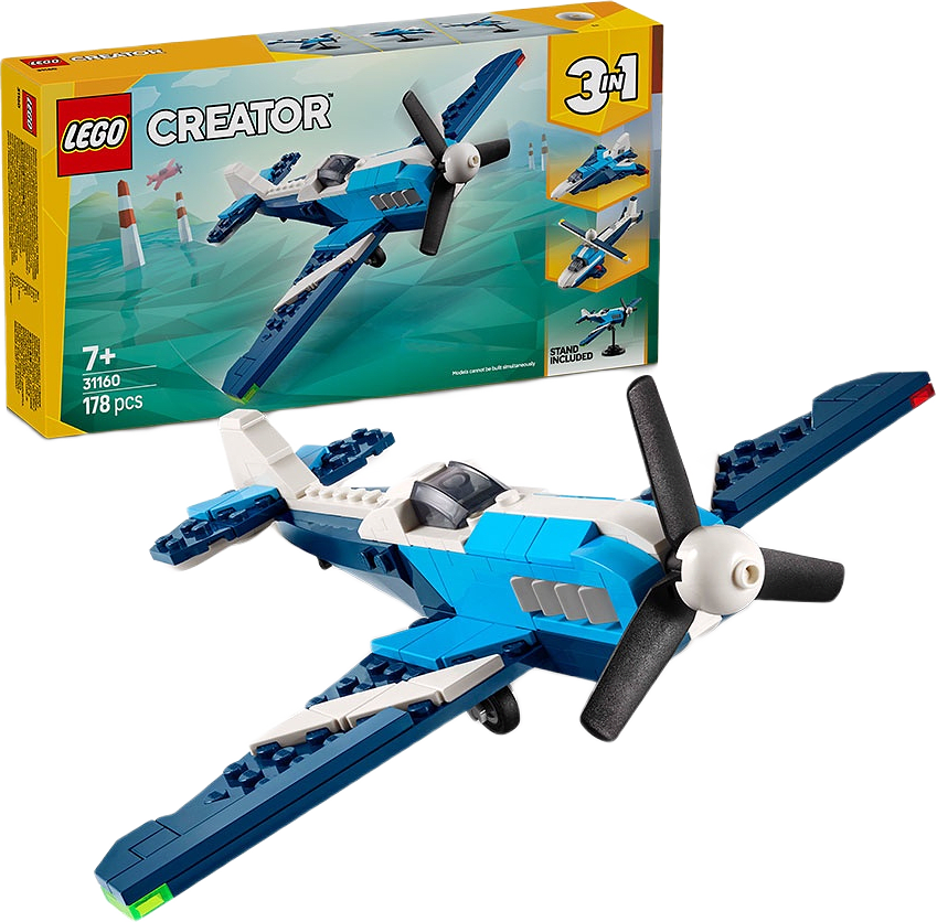 Creator 3in1 Flygplan: racerplan 31160, från LEGO.