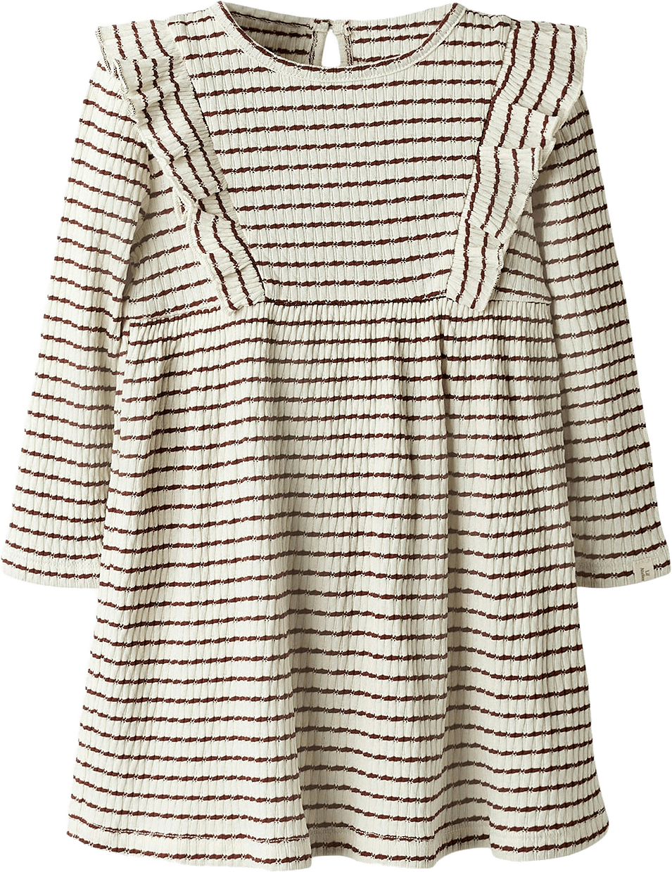 Sophia klänning, från Lil'Atelier, i färgen Hot Chocolate.