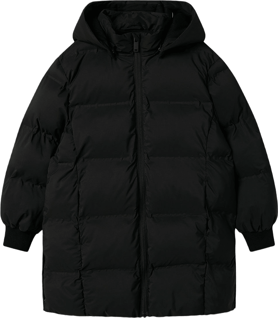 NKFMUSK PUFFER JACKET LONG TB, från Name It, i färgen Black.