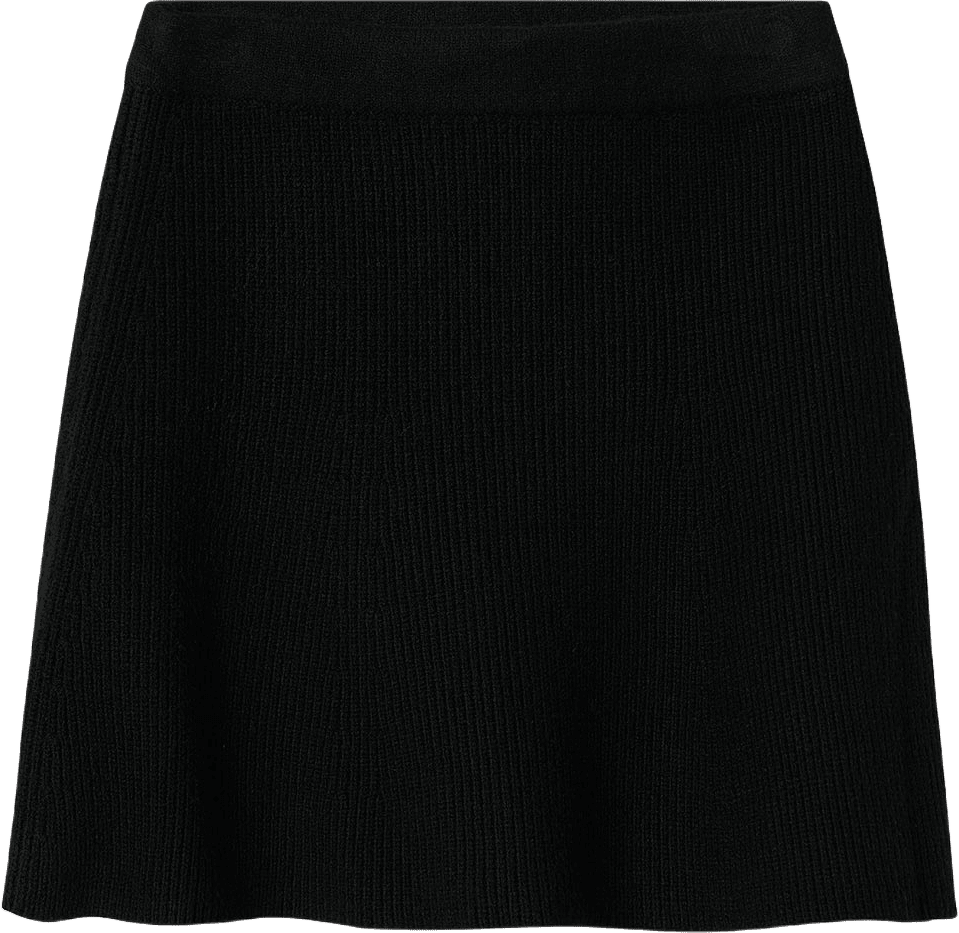 NKFNILLA KNIT SKIRT, från Name It, i färgen Black.