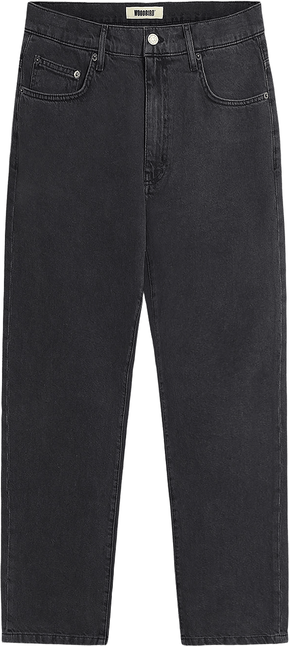 Doc Crow Jeans, från Woodbird, i färgen Black.