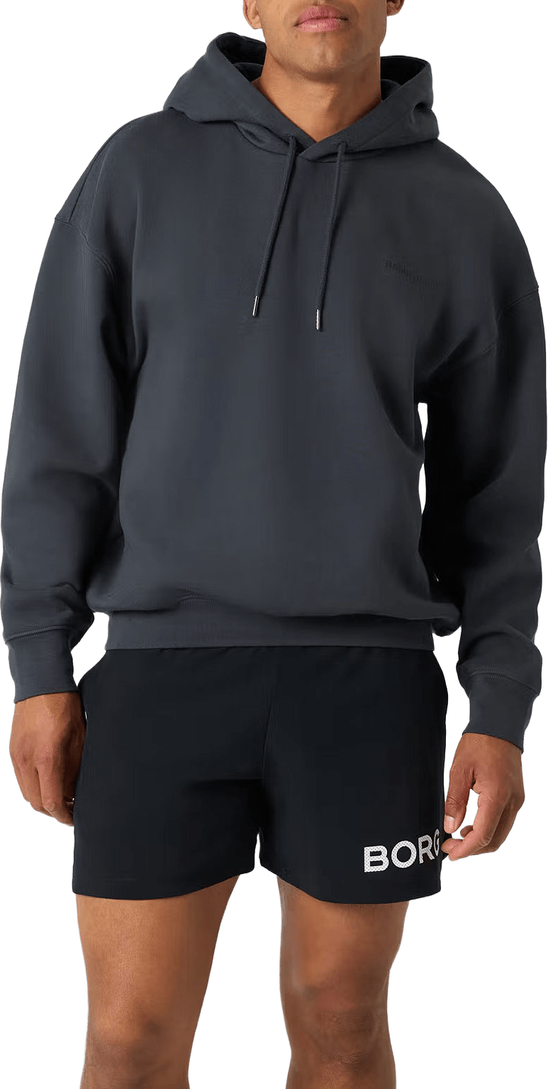 Borg Oversized Hoodie, från Björn Borg, i färgen Asphalt.