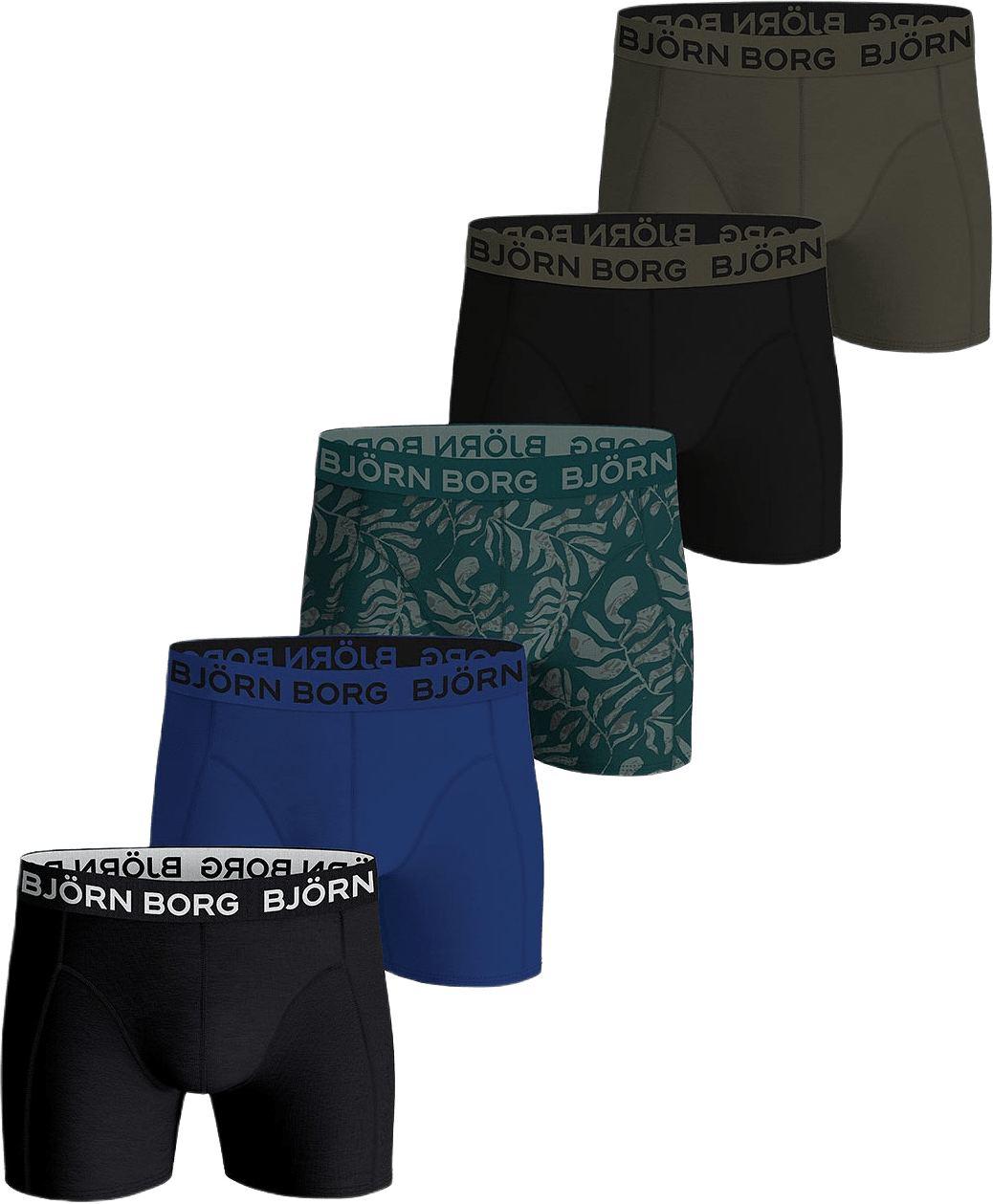 Cotton Stretch Boxer 5P, från Björn Borg, i färgen Multipack 2.